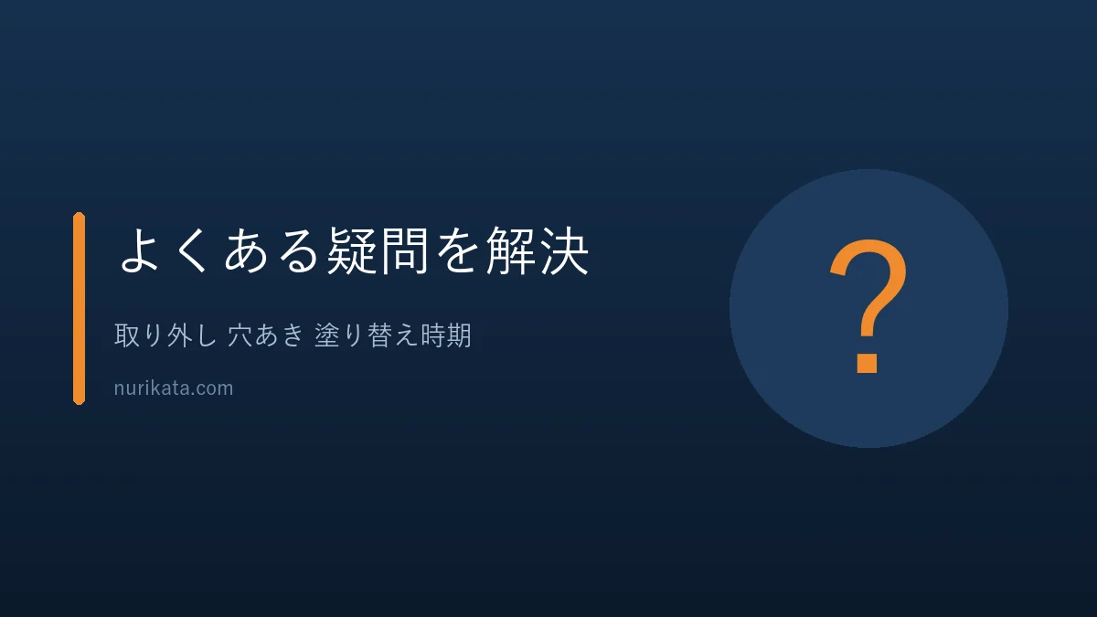 郵便受け塗装のよくある質問に答えるバナー