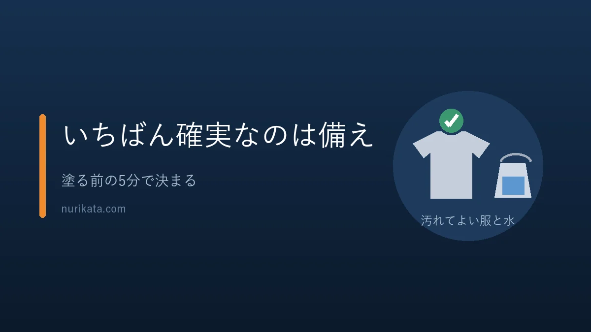 ペンキの落とし方のポイントを振り返るバナー