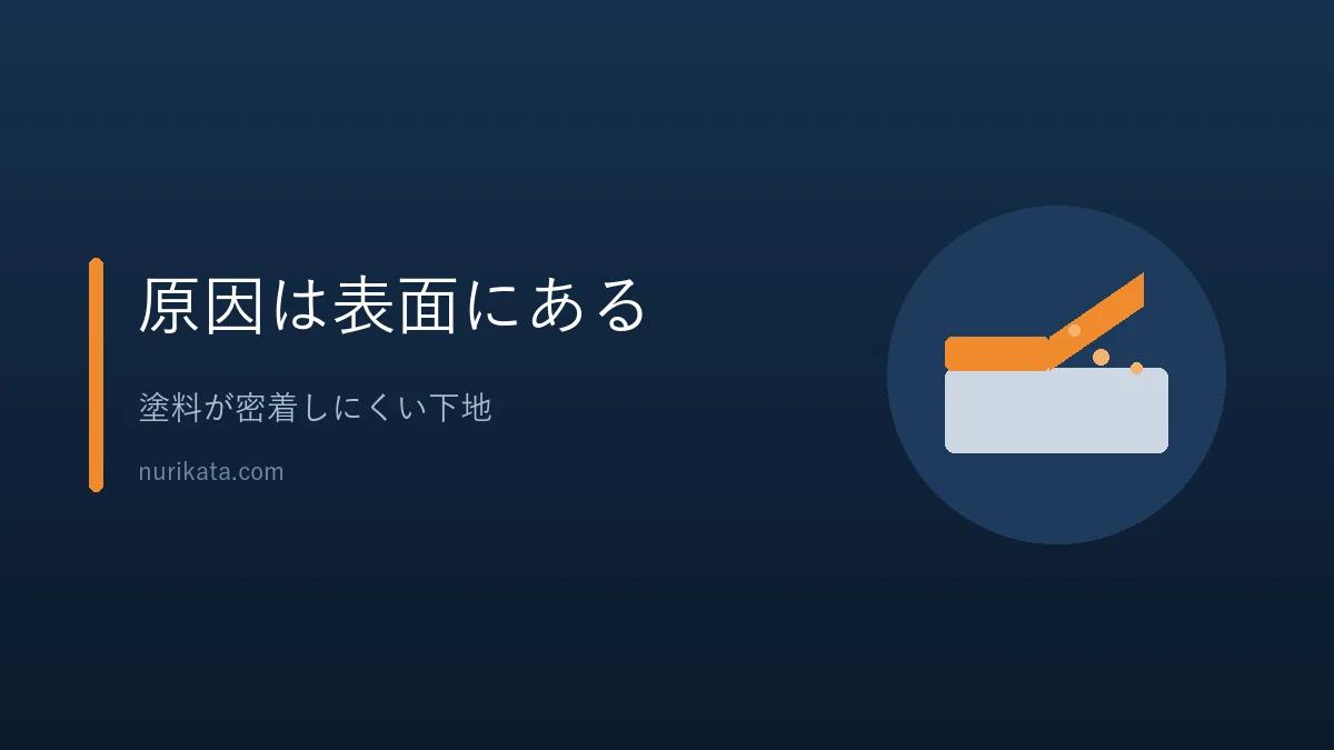 スチールラック塗装が剥がれる理由を示すバナー